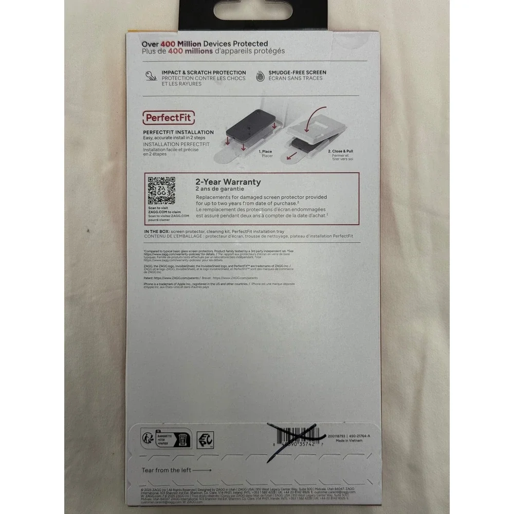 ZAGG invisibleshield glass